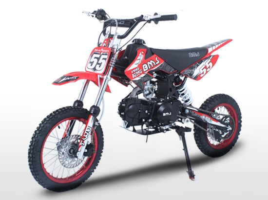 BMS PRO-X 125 DIRT BIKE, 125CC 4 SPEED MANUAL ENGINE