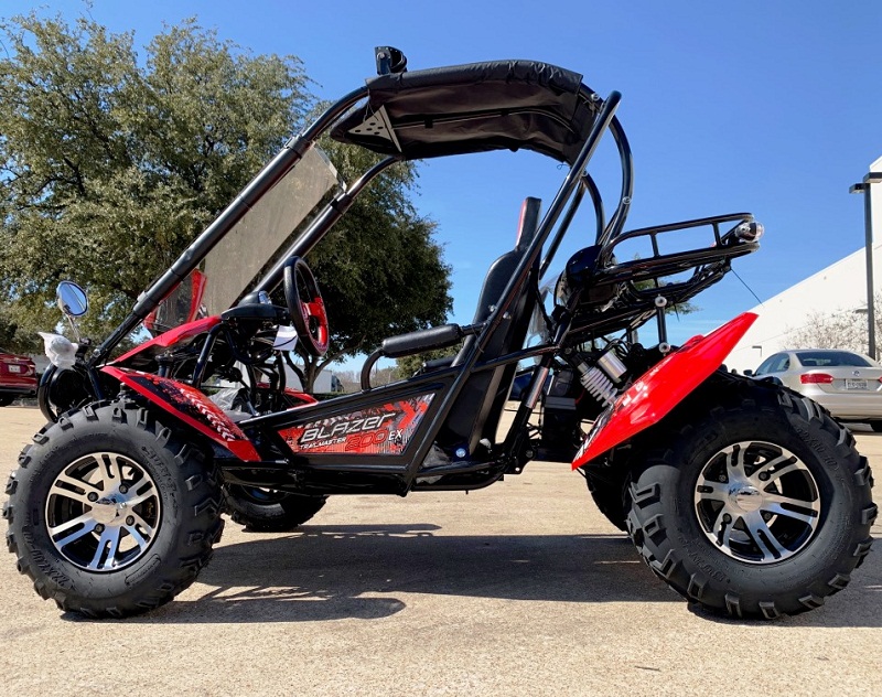 Buy New Trailmaster ULTRA BlazerX 200 EFI Go Kart Adult Size for