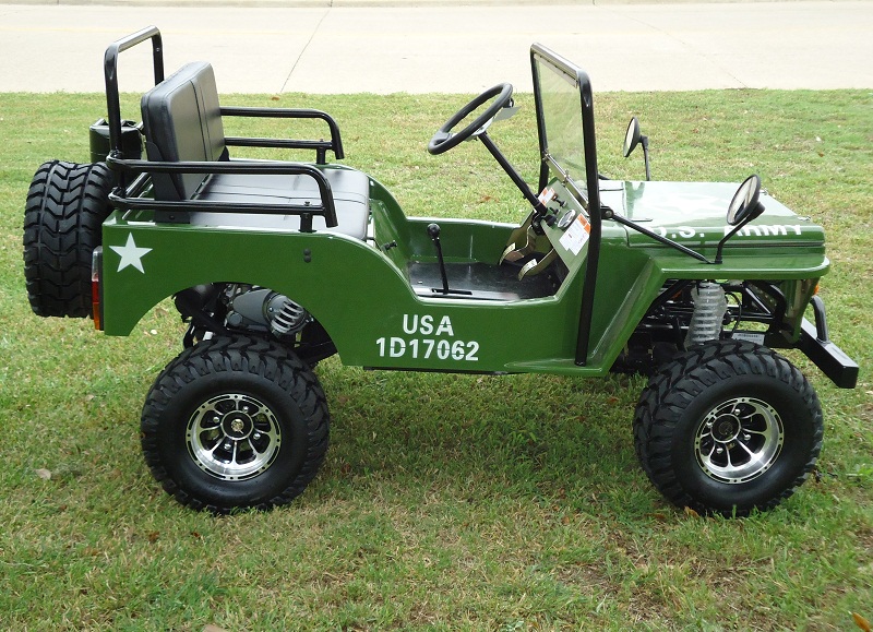 Buy RPS Jeep OffRoad 125cc Mini GoKart With Chrome Rims for Sale